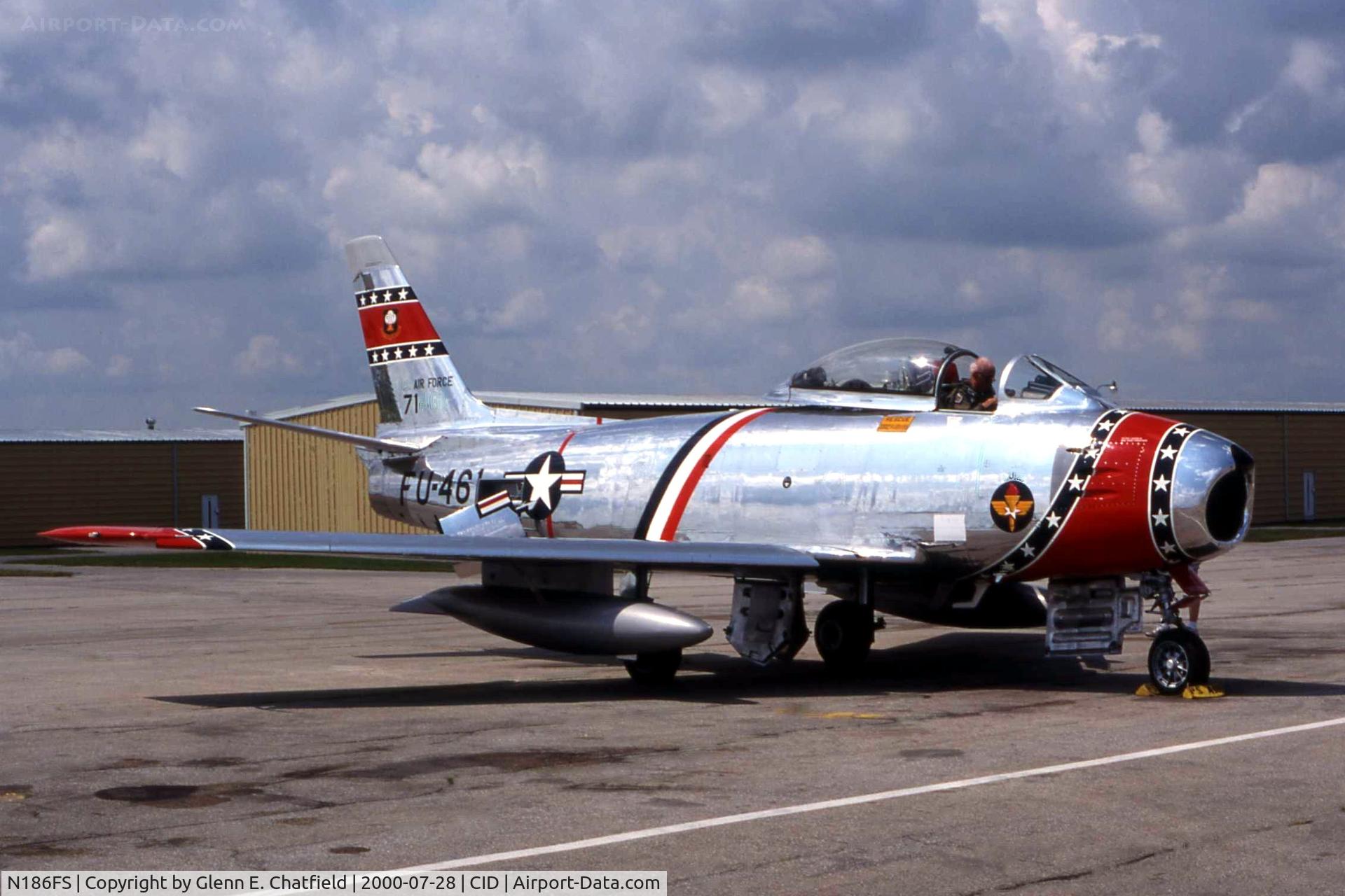 N186FS, 1956 Canadair CL-13B Sabre 6 C/N 1461, Flown in by astronaut Frank Borman