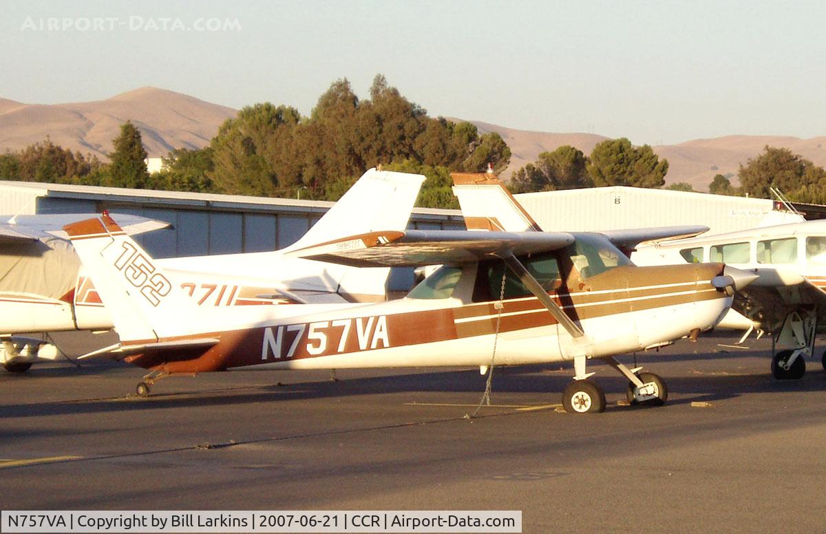 N757VA, 1977 Cessna 152 C/N 15280027, 8pm sunlight