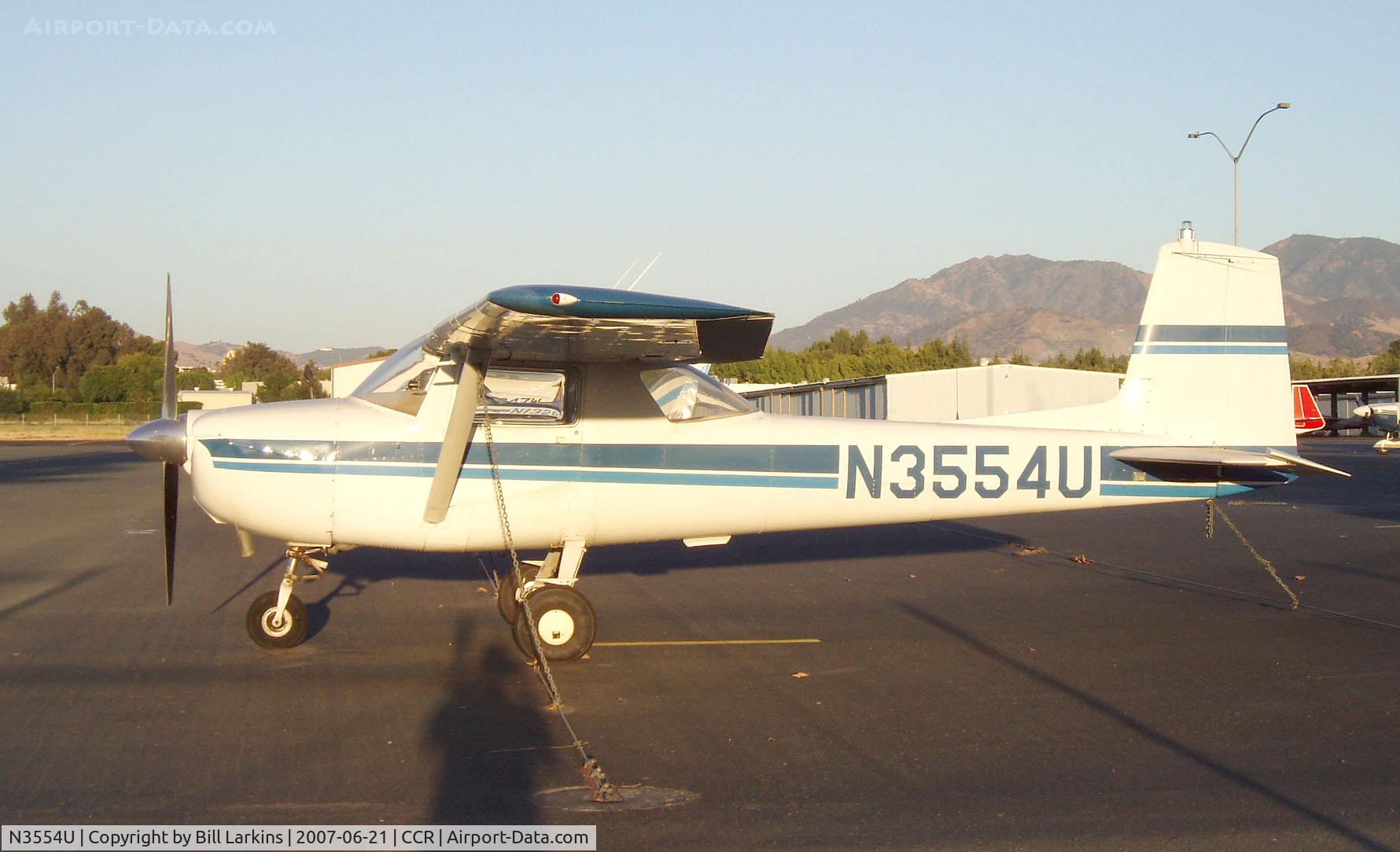 N3554U, 1964 Cessna 150D C/N 15060406, 8pm sunlight