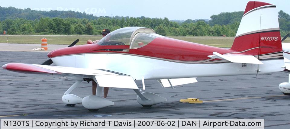 N130TS, 2006 Vans RV-7A C/N 71385, 2006 Sargent Thaddeus J RV7-A in Danville Va.