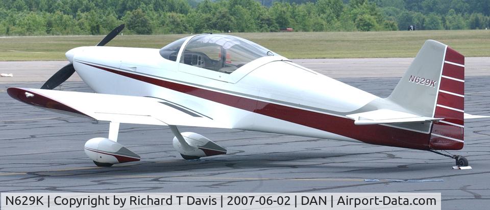 N629K, 2002 Vans RV-6 C/N 23917, 2002 Kenneth R. Harrill RV-6 in Danville Va.