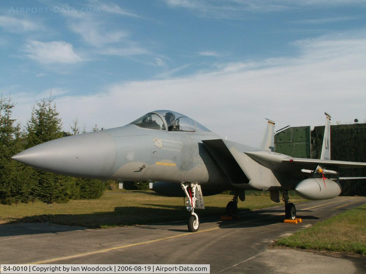 84-0010, 1984 McDonnell Douglas F-15C Eagle C/N 0919/C313, McDonnell-Douglas F-15C/48 FW/Laage Show