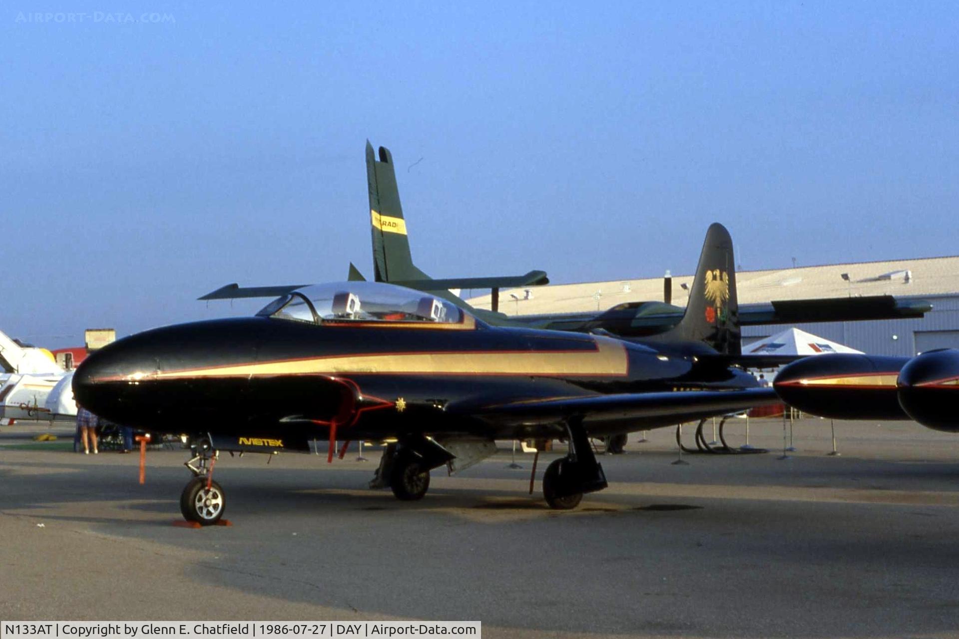 N133AT, 1954 Canadair T-33AN Silver Star 3 C/N T33-157, At the Dayton International Air show.