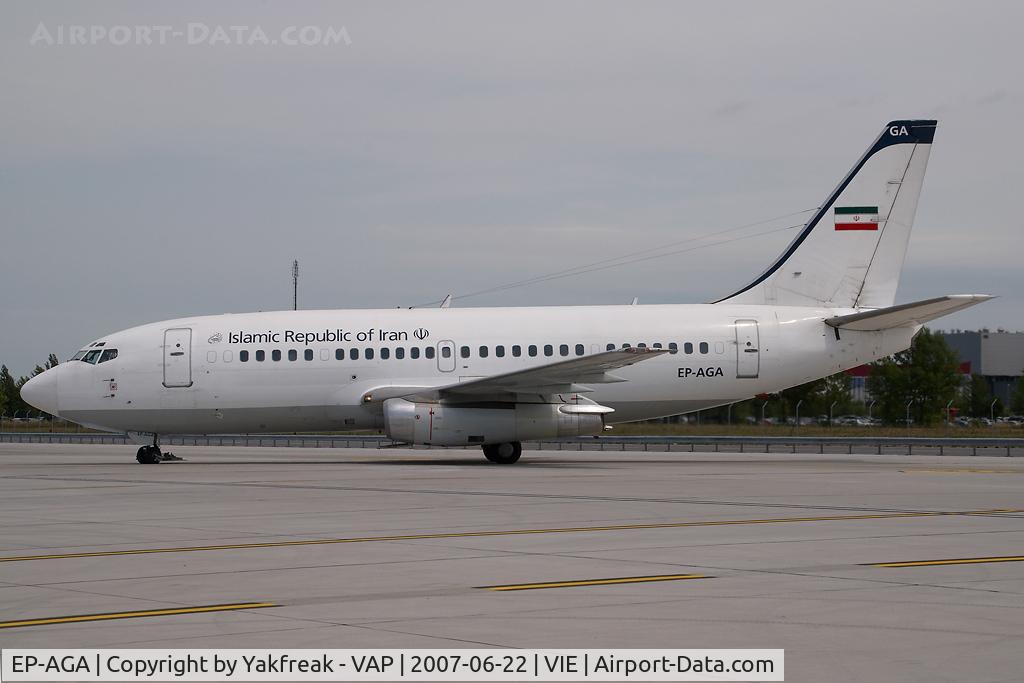 EP-AGA, 1977 Boeing 737-286 C/N 21317, Iran Government Boeing 737-200