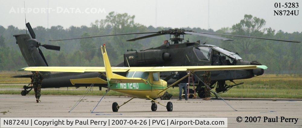 N8724U, 1976 Cessna 150M C/N 15077974, Seen this bird at a few airshows.  No, the Cessna
