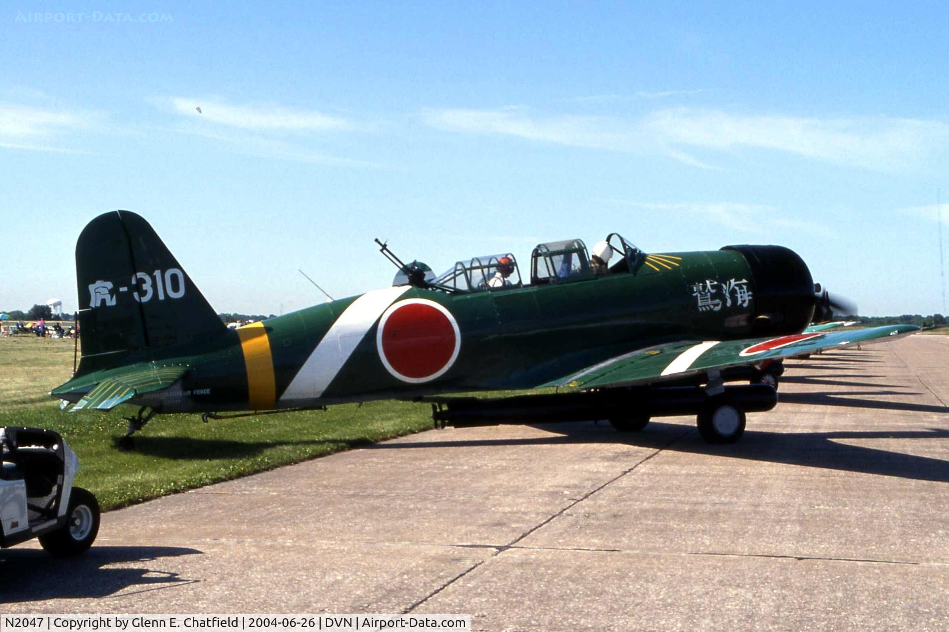 N2047, 1952 Canadian Car & Foundry T-6 Harvard Mk.4 C/N CCF4-83, At the Quad Cities Air Show