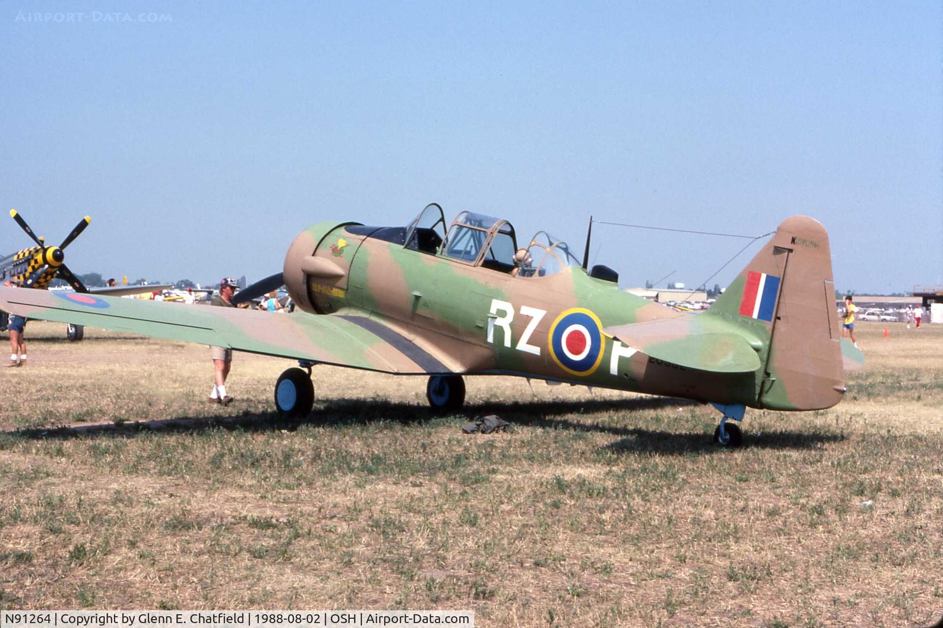 N91264, 1952 Canadian Car & Foundry Harvard MK IV C/N CCF4-123, At the EAA Fly In