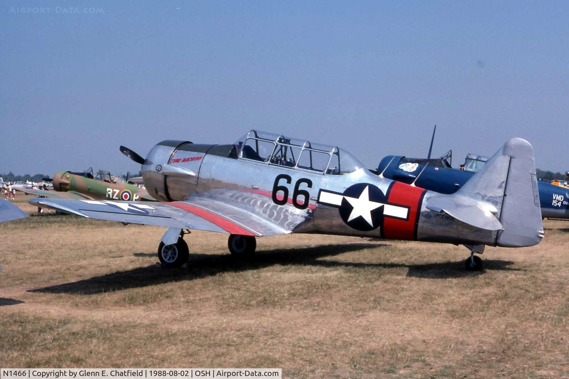 N1466, 1952 Canadian Car & Foundry Harvard MK IV C/N CCF4-124, At the EAA Fly In