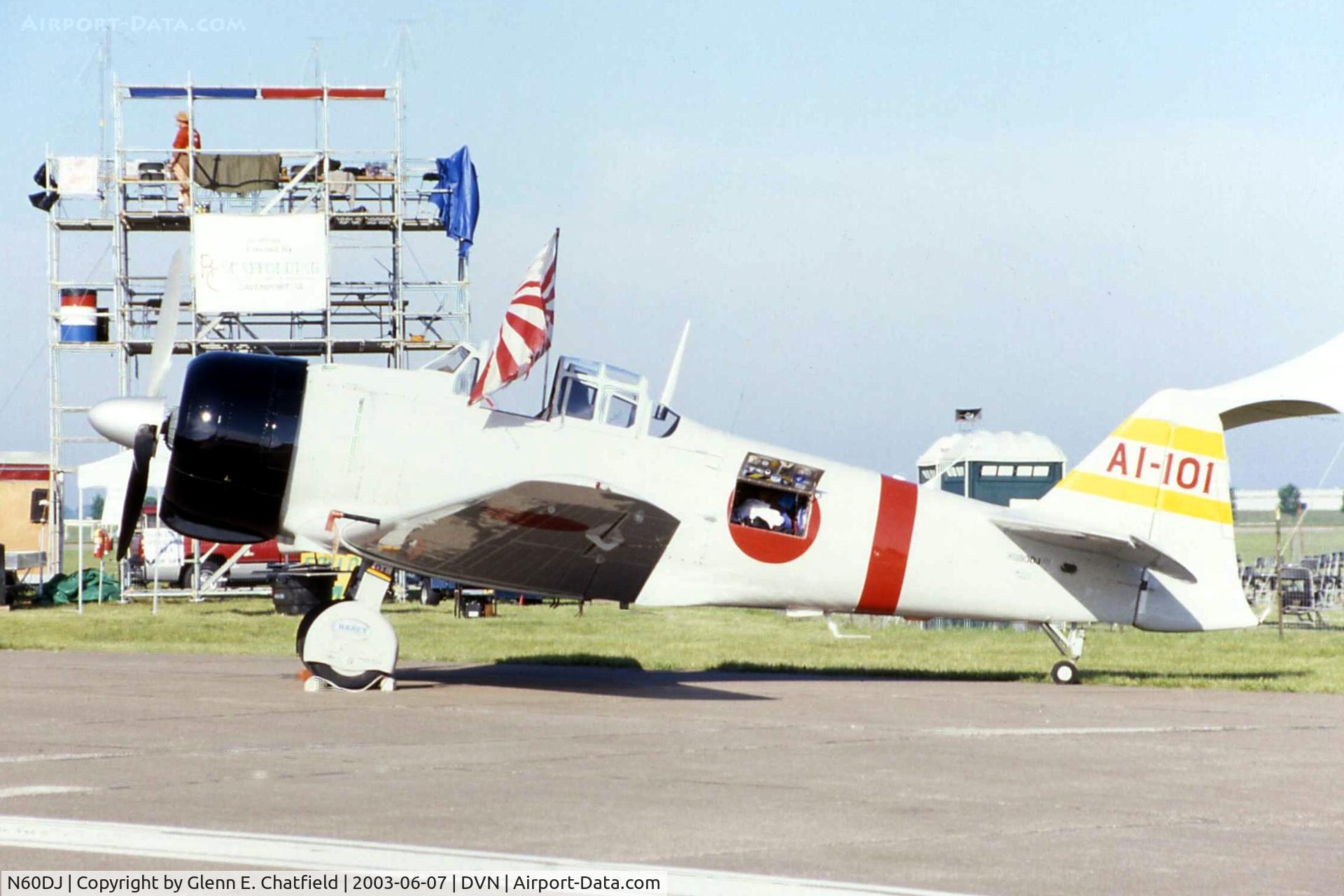 N60DJ, 1952 Canadian Car & Foundry Harvard Mk.4 C/N CCF4-264, At the Quad Cities Air Show