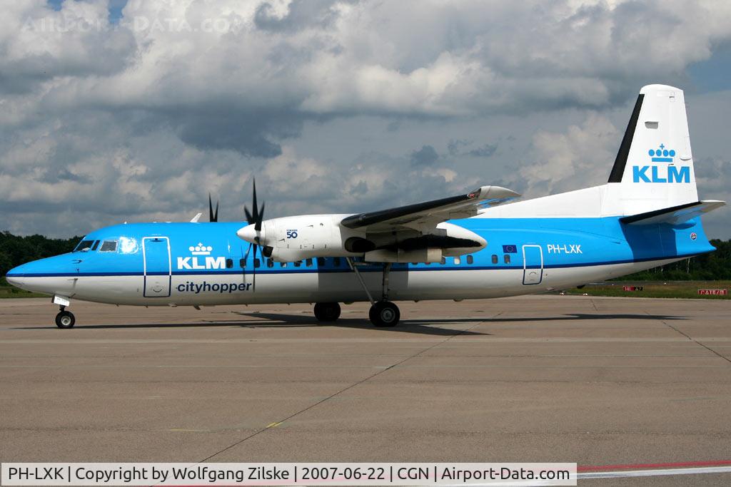 PH-LXK, 1993 Fokker 50 C/N 20271, visitor