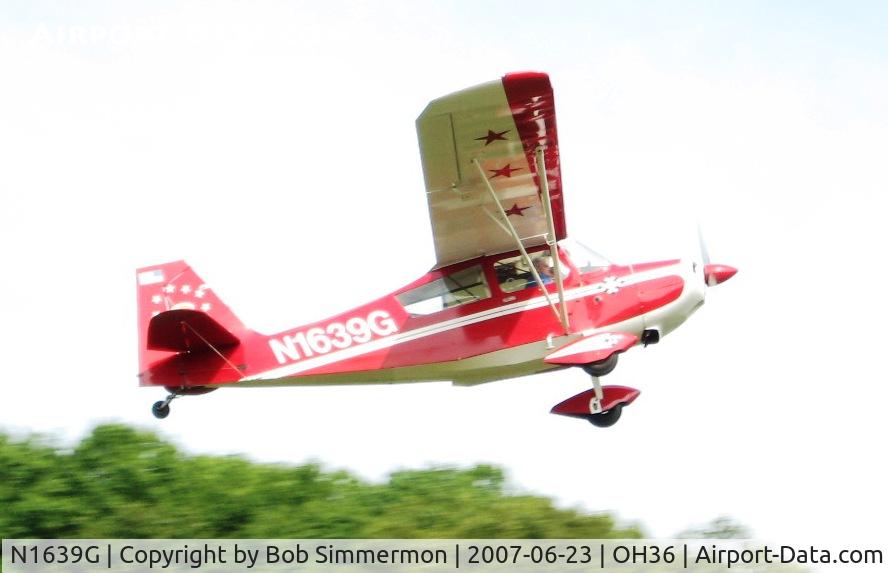 N1639G, 1968 Champion 7KCAB C/N 115, Riverside, OH breakfast fly-in
