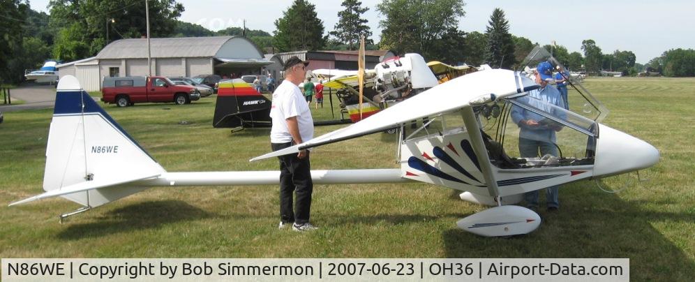 N86WE, 1986 Kolb Twinstar C/N TS00-013, Riverside, OH breakfast fly-in