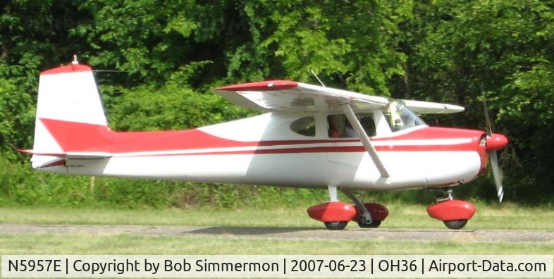 N5957E, 1959 Cessna 150 C/N 17457, Riverside, OH breakfast fly-in