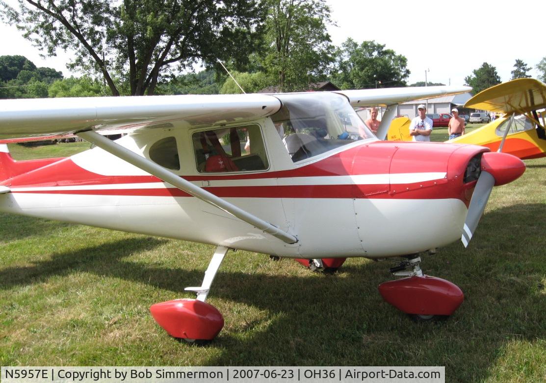 N5957E, 1959 Cessna 150 C/N 17457, Riverside, OH breakfast fly-in