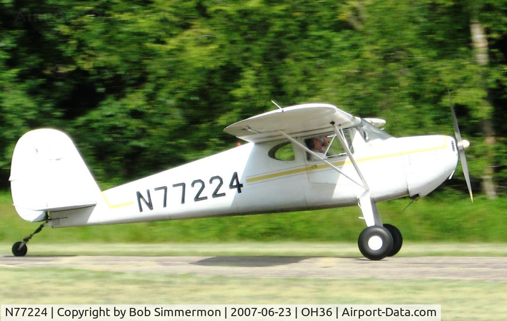 N77224, 1946 Cessna 120 C/N 11686, Riverside, OH breakfast fly-in