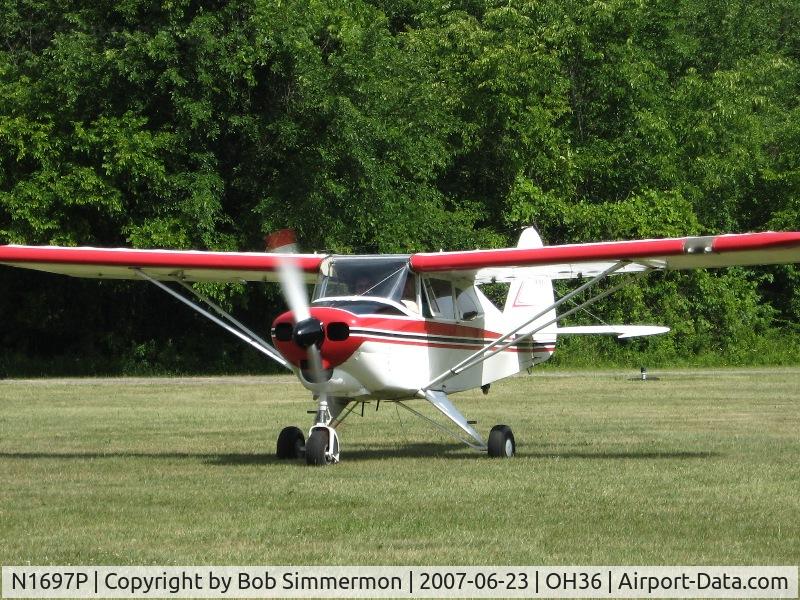 N1697P, 1954 Piper PA-22 C/N 22-2483, Riverside, OH breakfast fly-in