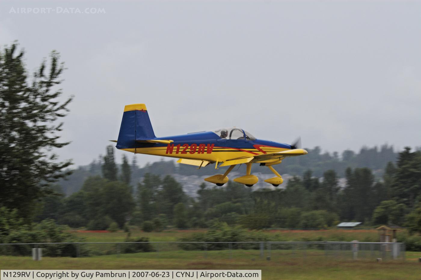 N129RV, 2000 Vans RV-9A C/N 2, Just about down