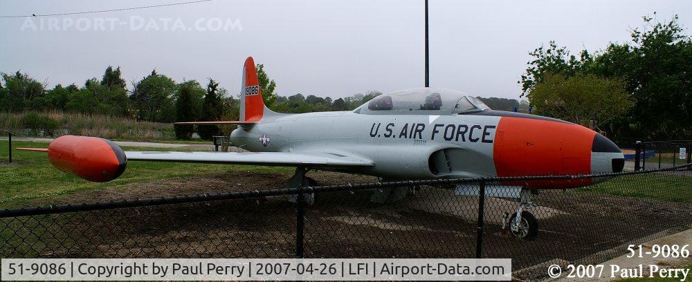51-9086, 1951 Lockheed T-33A Shooting Star C/N 580-6870, Another T-bird on display