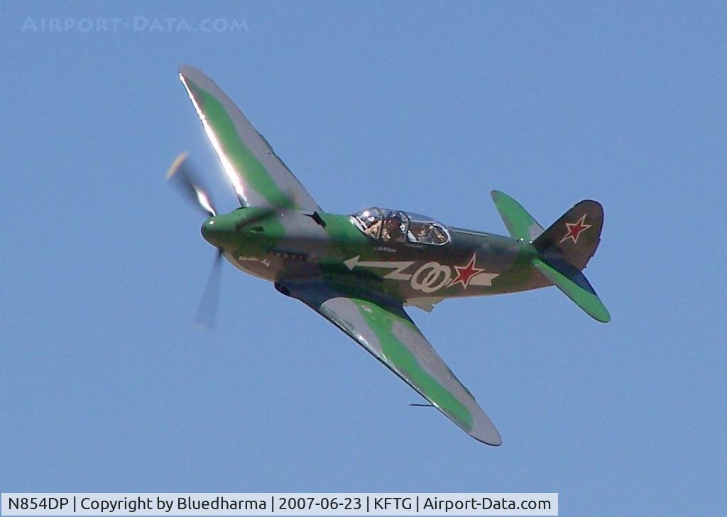 N854DP, 1994 Yakovlev Yak-3M C/N 0470101, flyby