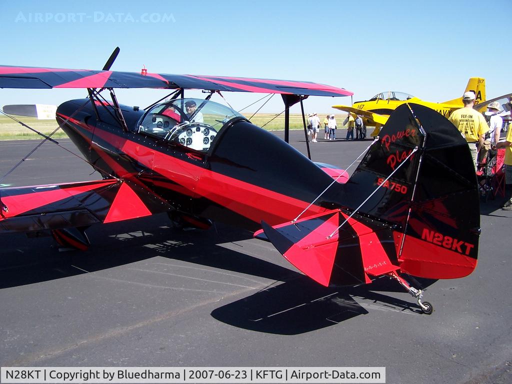 N28KT, 2005 Stolp SA-750 Acroduster Too C/N 0028, Power Play Port Back View
