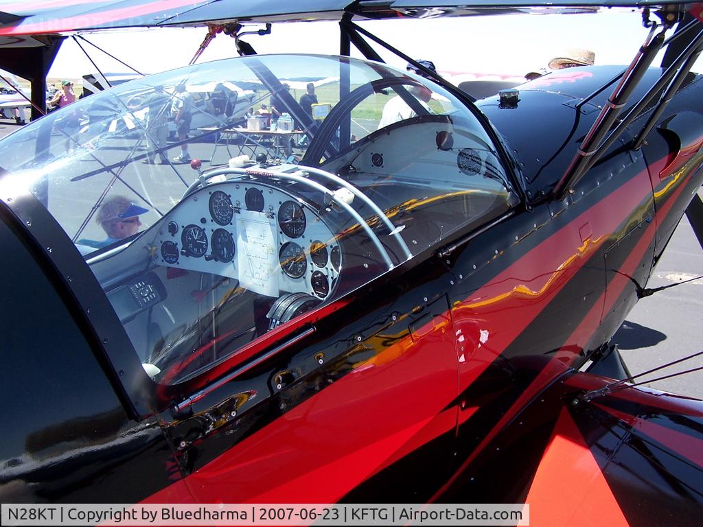 N28KT, 2005 Stolp SA-750 Acroduster Too C/N 0028, Power Play Starboard Cockpit View
