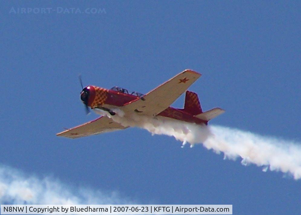 N8NW, 1992 Nanchang CJ-6 C/N 4332016, In flight with Smoke