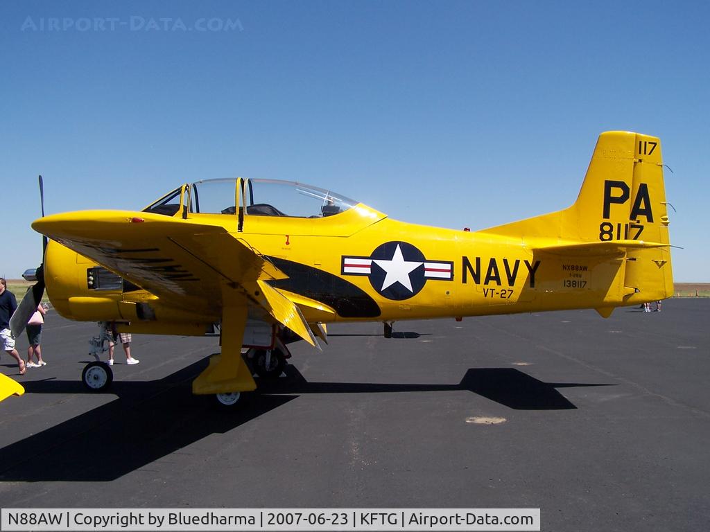 N88AW, 1954 North American T-28B Trojan C/N 200-188 (138117), Port Side Profile