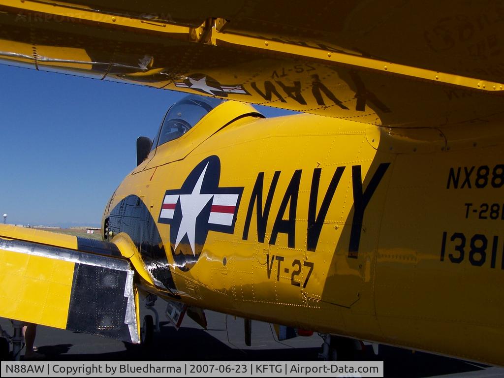 N88AW, 1954 North American T-28B Trojan C/N 200-188 (138117), Port Side Detail