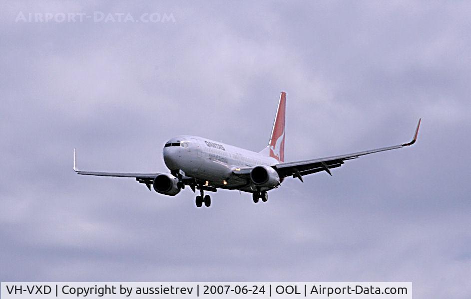 VH-VXD, 2001 Boeing 737-838 C/N 29552, Final Approach from North. Coolangatta Australia