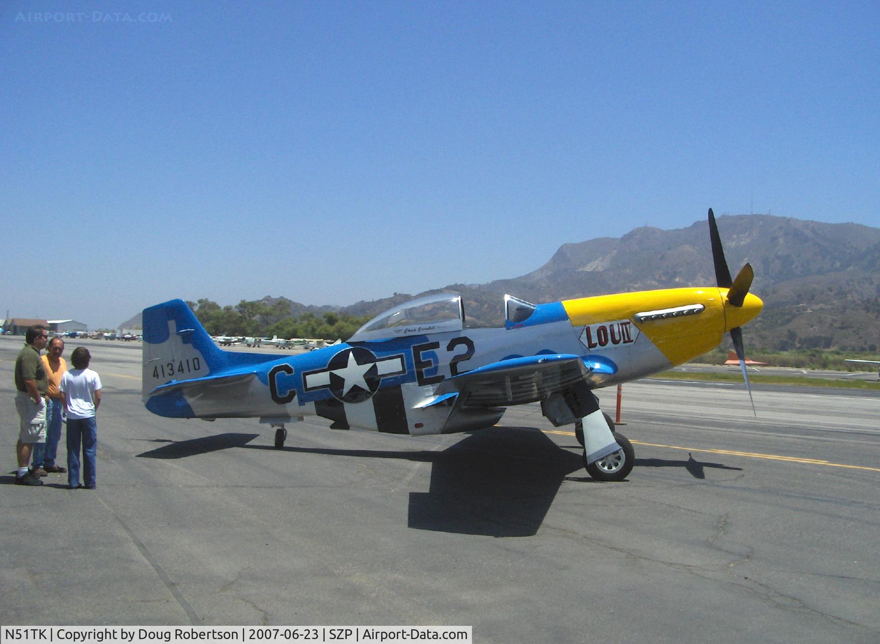 N51TK, North American F-51D Mustang C/N 44-63350, 1944 North American F-51D MUSTANG 'Lou IV', Rolls-Royce V-1650-7 1,490 Hp. Limited class