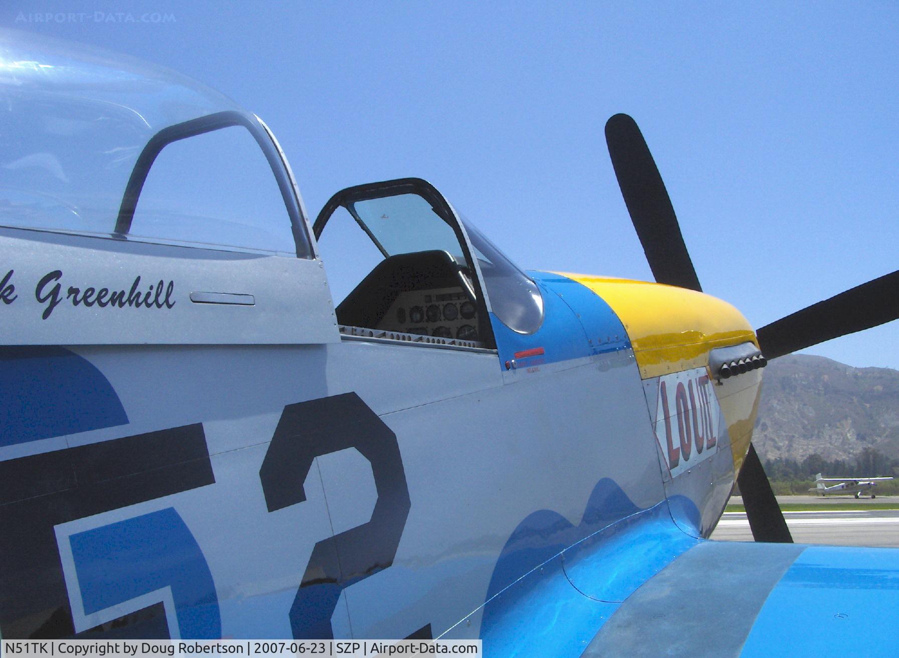 N51TK, North American F-51D Mustang C/N 44-63350, 1944 North American F-51D MUSTANG, Rolls-Royce V-1650-7 1,490 Hp.  Panel, Limited class