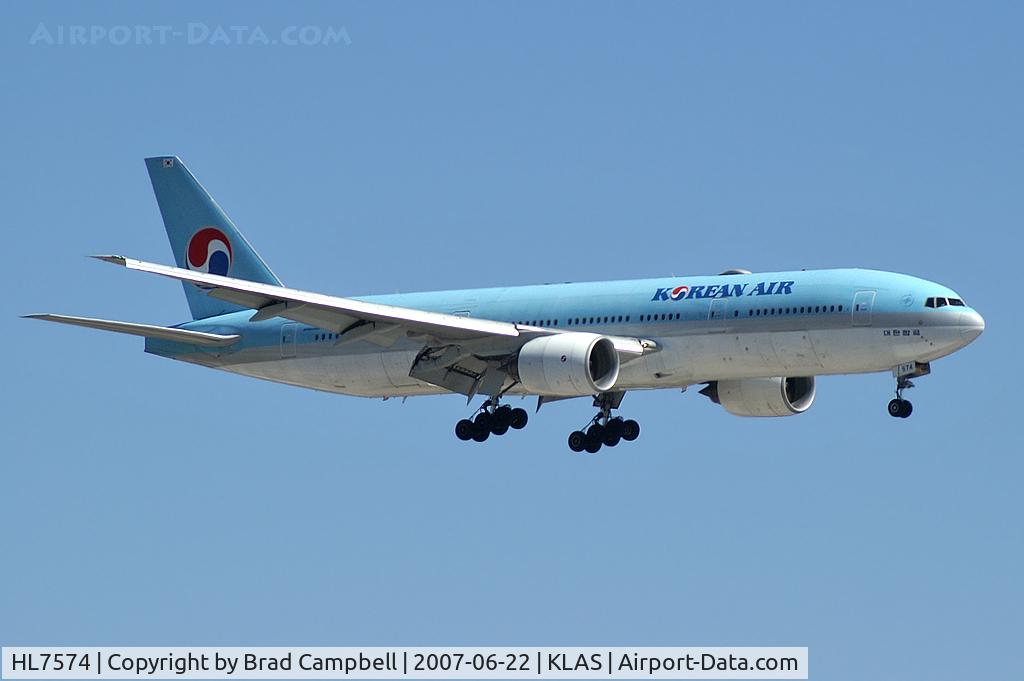 HL7574, 2000 Boeing 777-2B5/ER C/N 28444, Korean Air / Boeing 777-2B5 (ER)