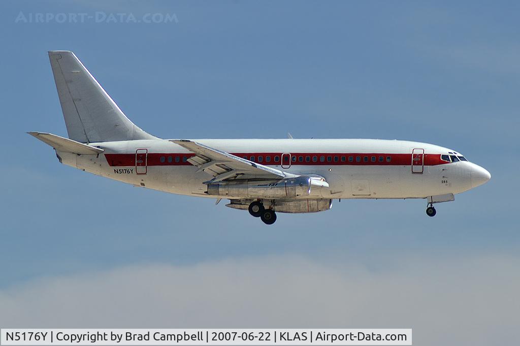 N5176Y, 1974 Boeing 737-200 C/N 20692, EG & G - Department of the Air Force - Layton, Utah / 1974 Boeing 737-200 - J.A.N.E.T Airlines