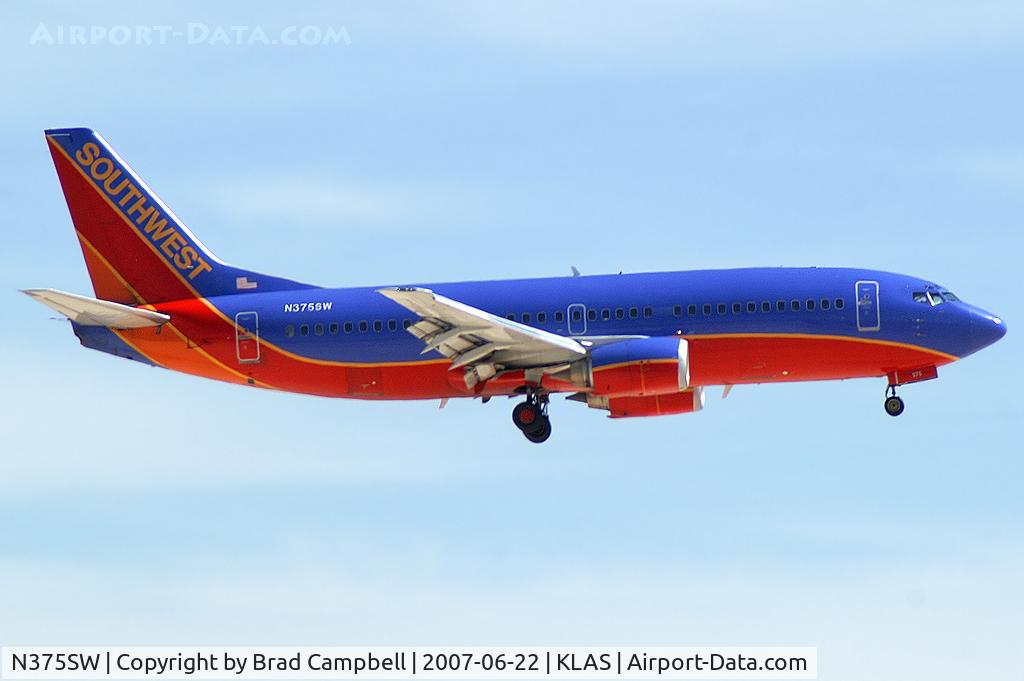 N375SW, 1993 Boeing 737-3H4 C/N 26583, Southwest Airlines / 1993 Boeing 737-3H4