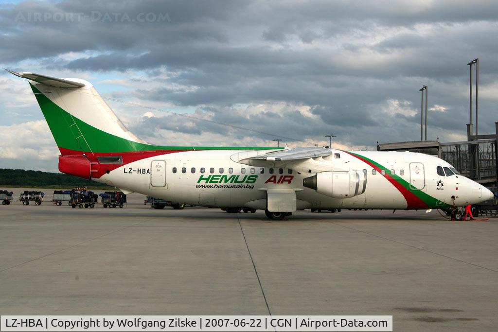 LZ-HBA, 1987 British Aerospace BAe.146-200A C/N E2072, visitor