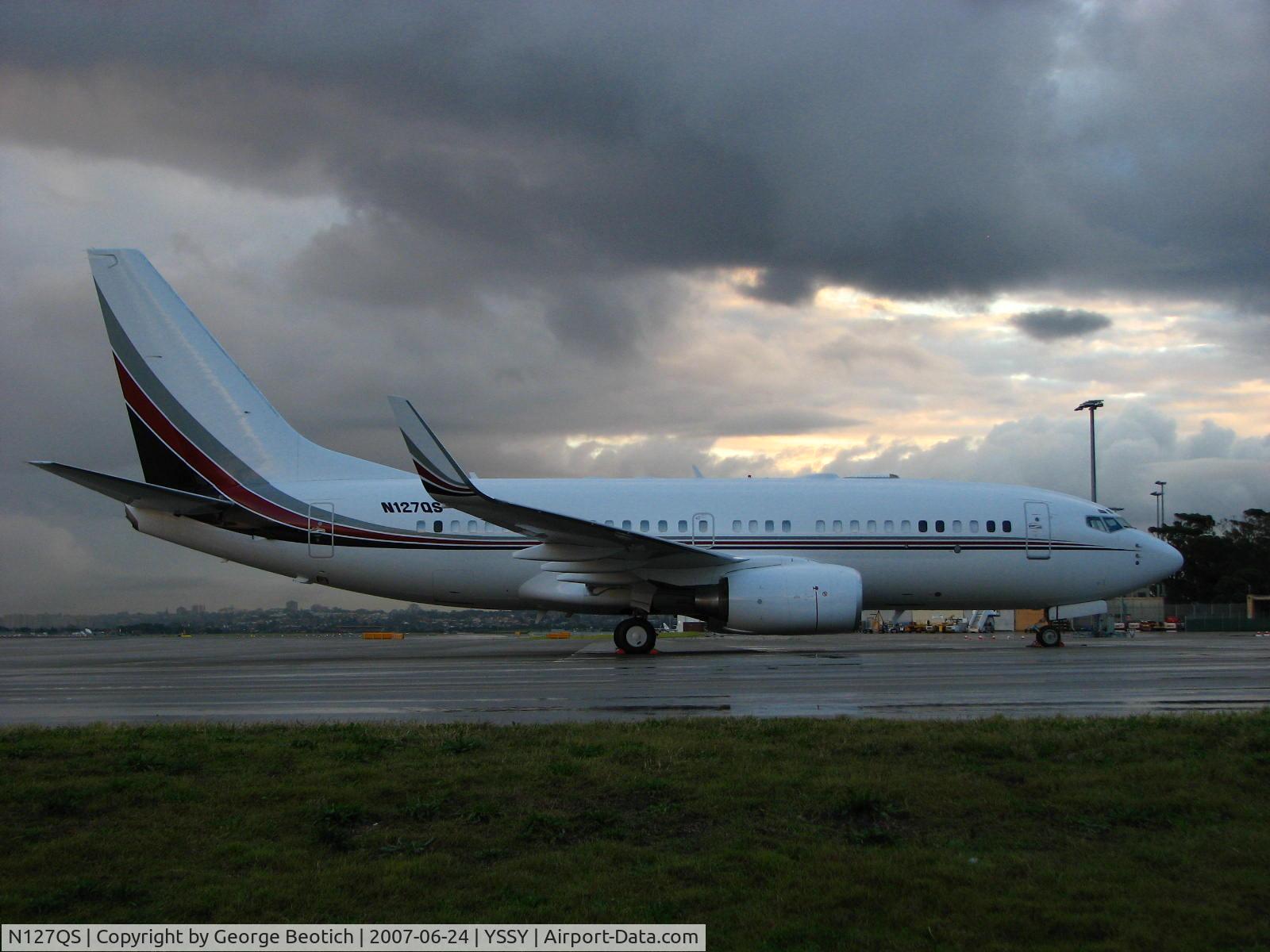 N127QS, 1999 Boeing 737-7BC C/N 30327, Possibly being used by Guns'n'Roses Australian tour