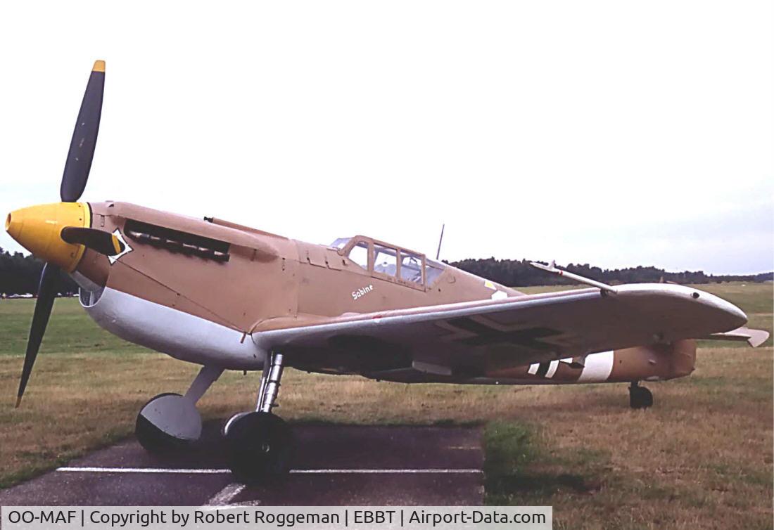 OO-MAF, Hispano HA-1112-M1L Buchon C/N 201, Weisse 1.Named Sabine.