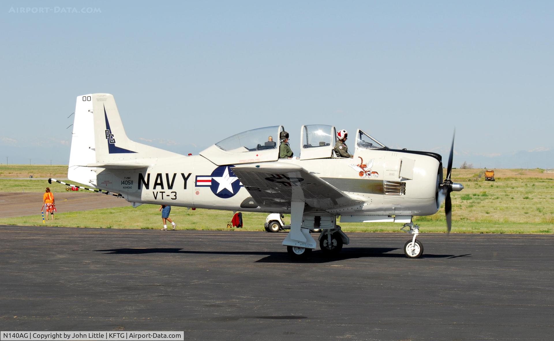 N140AG, 1956 North American T-28C Trojan C/N 226-88, EAA Fly In Front Range