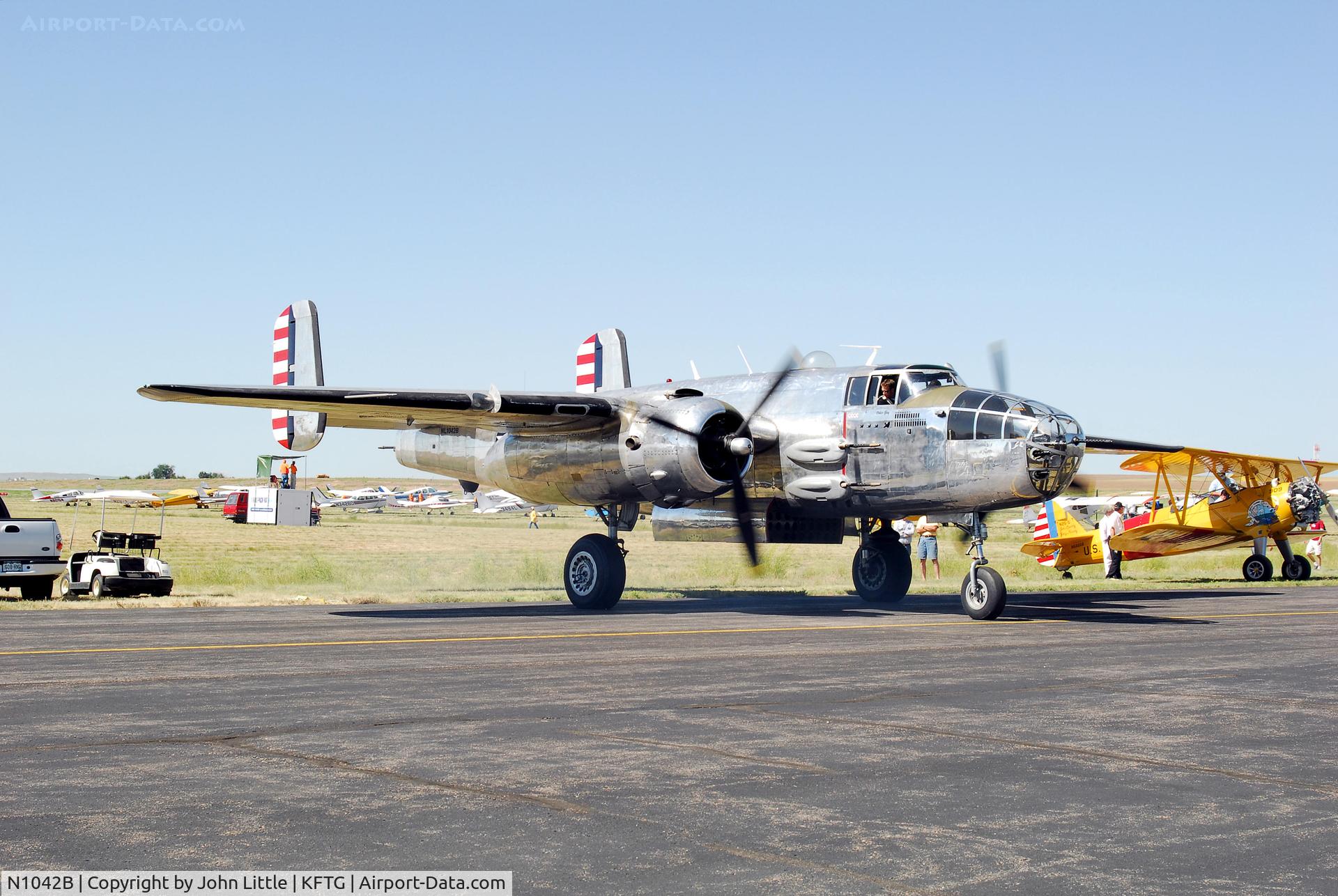 N1042B, 1944 North American B-25N Mitchell C/N 108-35148, B-25 at EAA Fly In Front Range