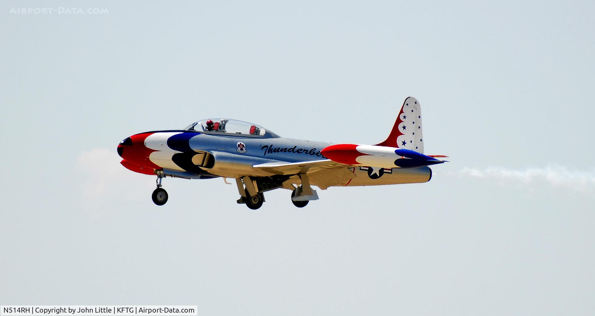 N514RH, 2000 Lockheed T-33 C/N 001, Slow Pass