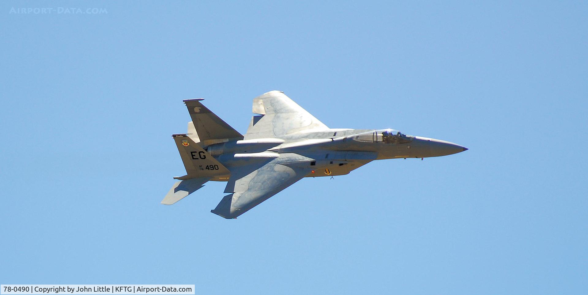 78-0490, 1978 McDonnell Douglas F-15C Eagle C/N 0472/C023, High Speed Right Tip down