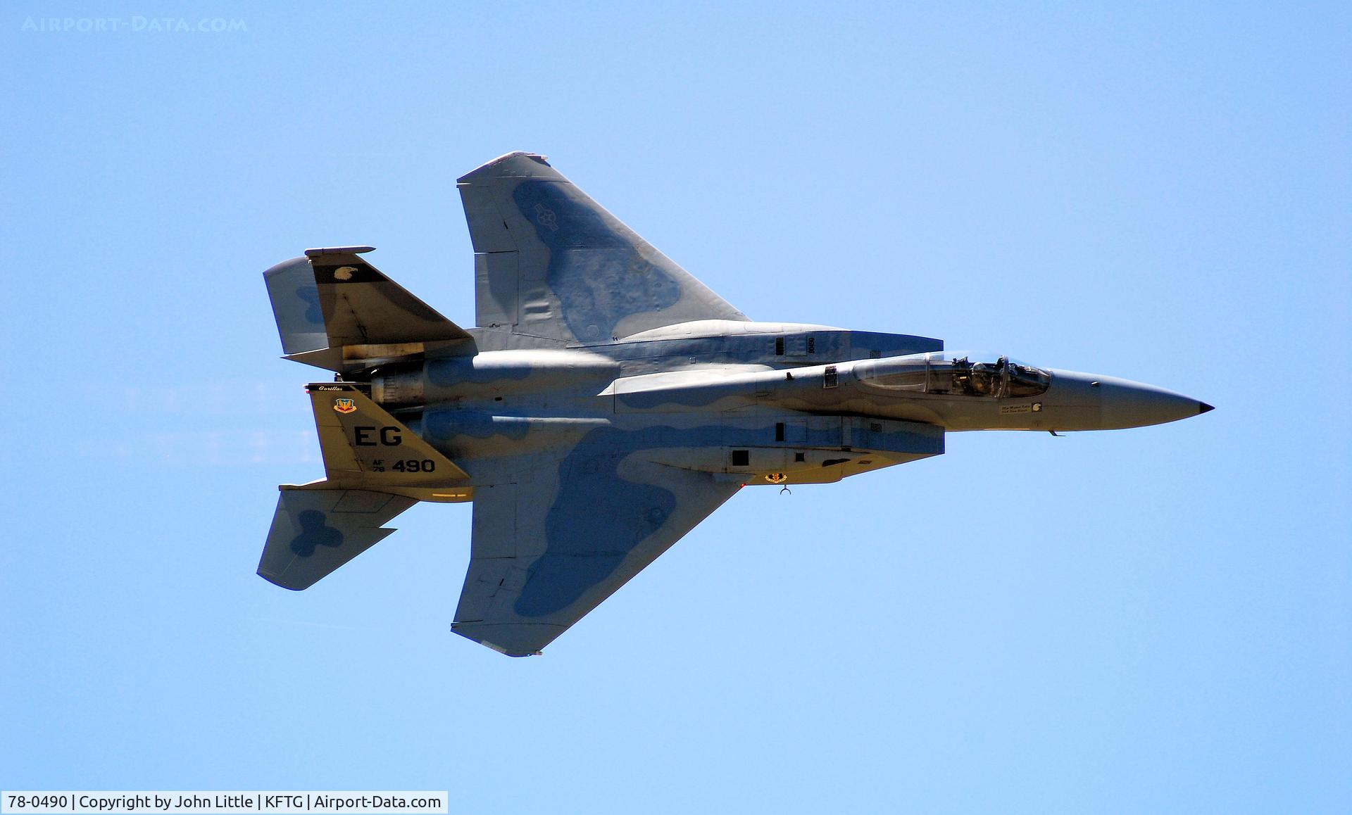78-0490, 1978 McDonnell Douglas F-15C Eagle C/N 0472/C023, F-15 on another high speed pass