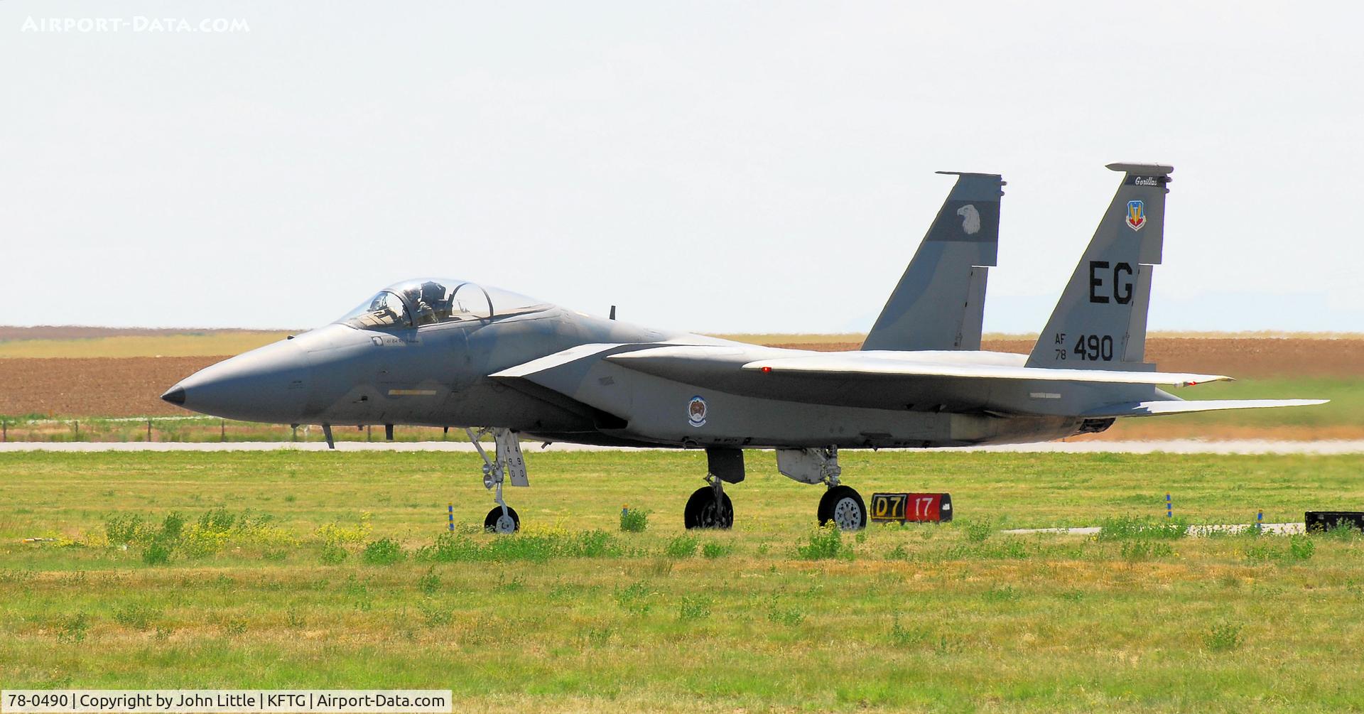 78-0490, 1978 McDonnell Douglas F-15C Eagle C/N 0472/C023, F-15 back on the ground