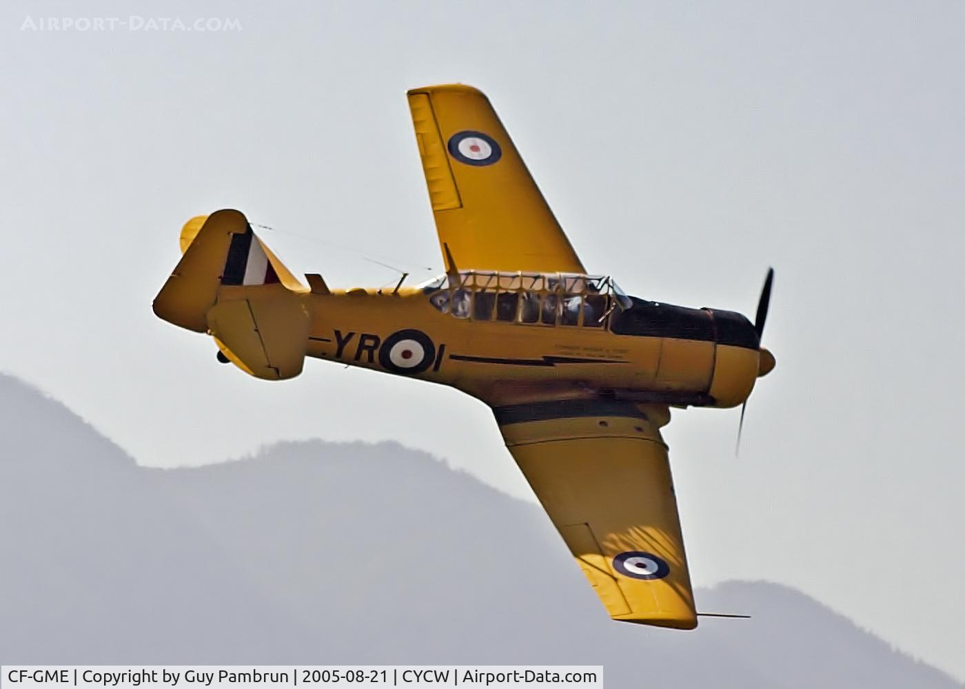 CF-GME, 1941 Noorduyn AT-16 Harvard IIB C/N 07-144, AT-6 Texan / Harvard Preforming at the Chilliwack Airshow