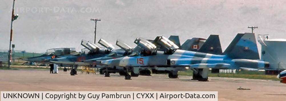 UNKNOWN, , CF-105's @ Abbotsford Airshow approx. 1975. Scanned from slide