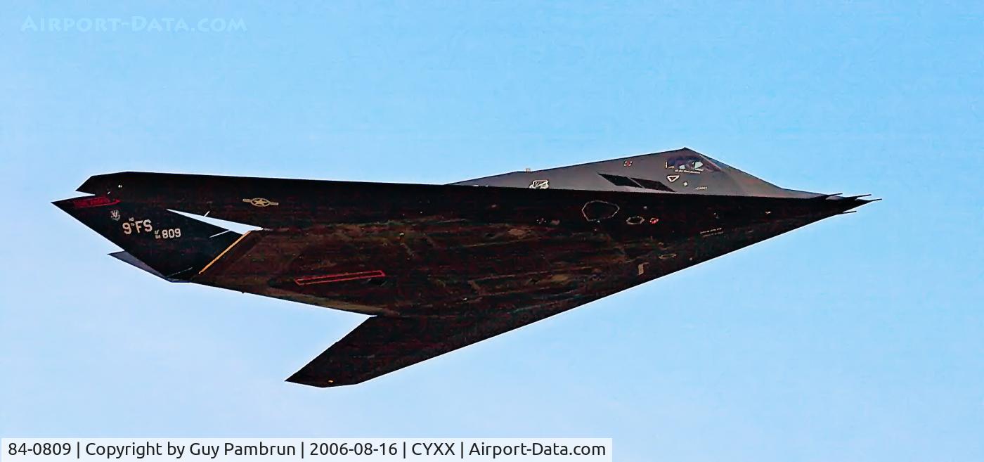 84-0809, 1983 Lockheed F-117A Nighthawk C/N A.4034, F-117 Stealth