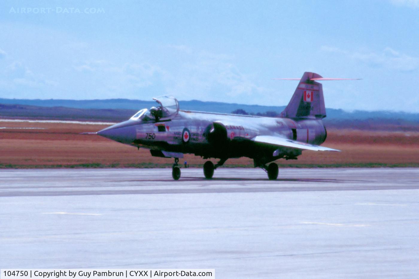 104750, Canadair CF-104 Starfighter C/N 683A-1050, CF-104
