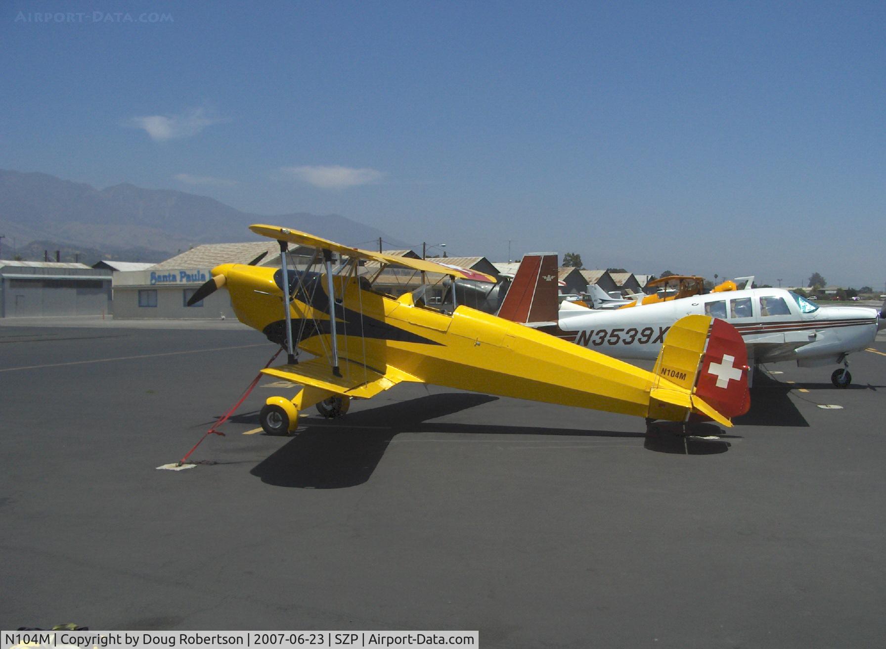 N104M, 2002 SSH T-131PA Jungmann C/N 157, 1992 Galpin Bucker-Jungmann AERO Z 131, Lycoming IO-360 A&C 200 Hp