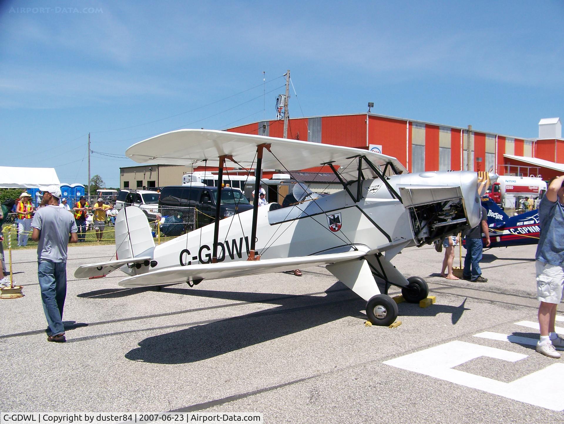 C-GDWL, 2002 CASA 1-131E Jungmann C/N 2062, Bucker 131 at St. Thomas Airshow