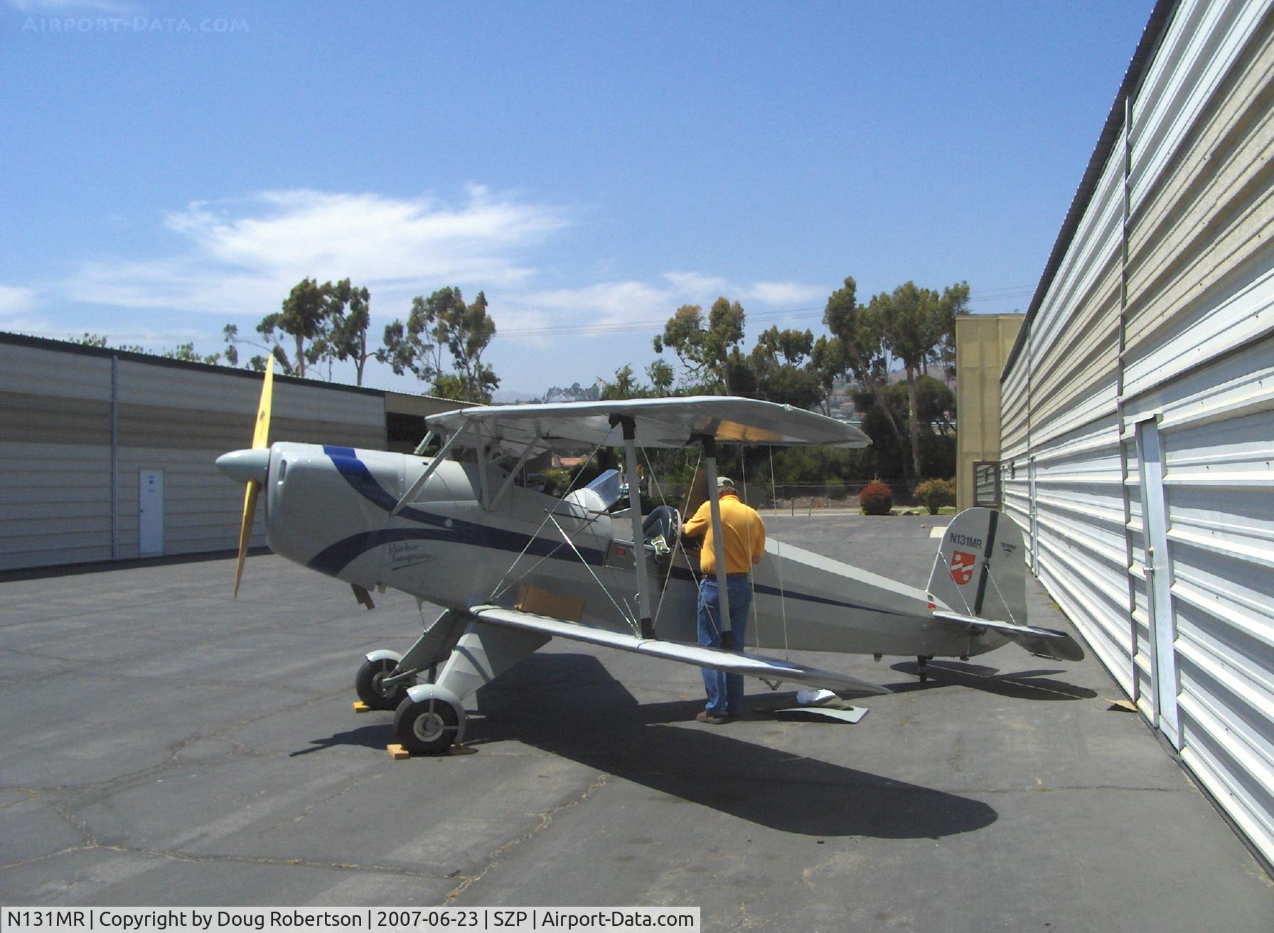 N131MR, 1954 Bucker E3B Jungmann C/N 468, 1954 Bucker-Jungmann E3B, Lycoming O&VO-360 180 Hp upgrade with Ellison throttle body injection